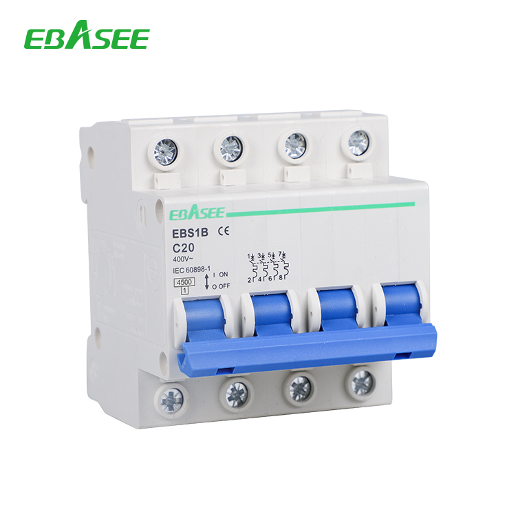 EBS1B 4P MCB Miniature Circuit Breaker