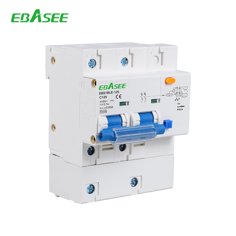 EBS1BLE-125 Residual Current Circuit Breaker with Over Current Protection