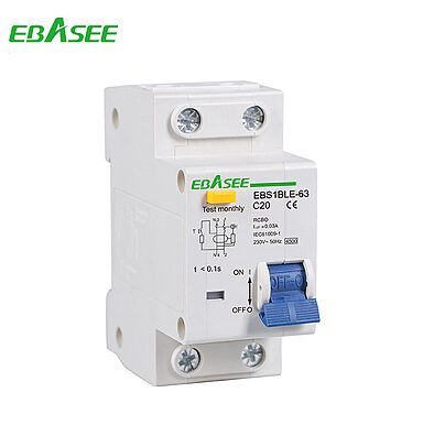 EBS1BLE-63 RCBO Residual Current Circuit Breaker with Over Current Protection