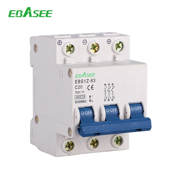 EBS1Z-63 3P DC MCB Circuit Breaker