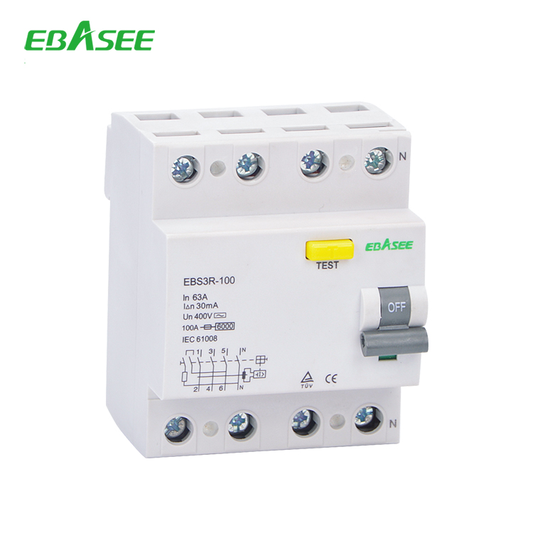 EBS3R 4P Residual Current Circuit Breaker