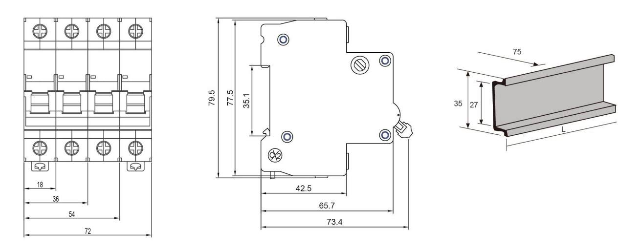 EBS5G Isolator Dimension