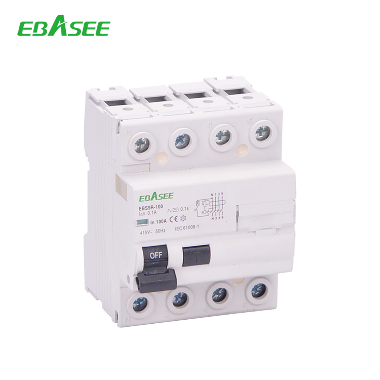 EBS9R-100 4p Residual Current Circuit Breaker
