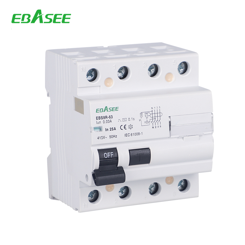 EBS9R-63 2p RCCB RCD Residual Current Circuit Breaker