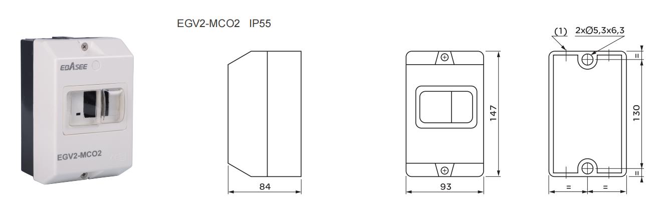 Motor Protection Circuit Breaker Enclosure