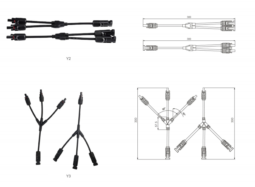 DC Cable Connector for MC4 Style Systems