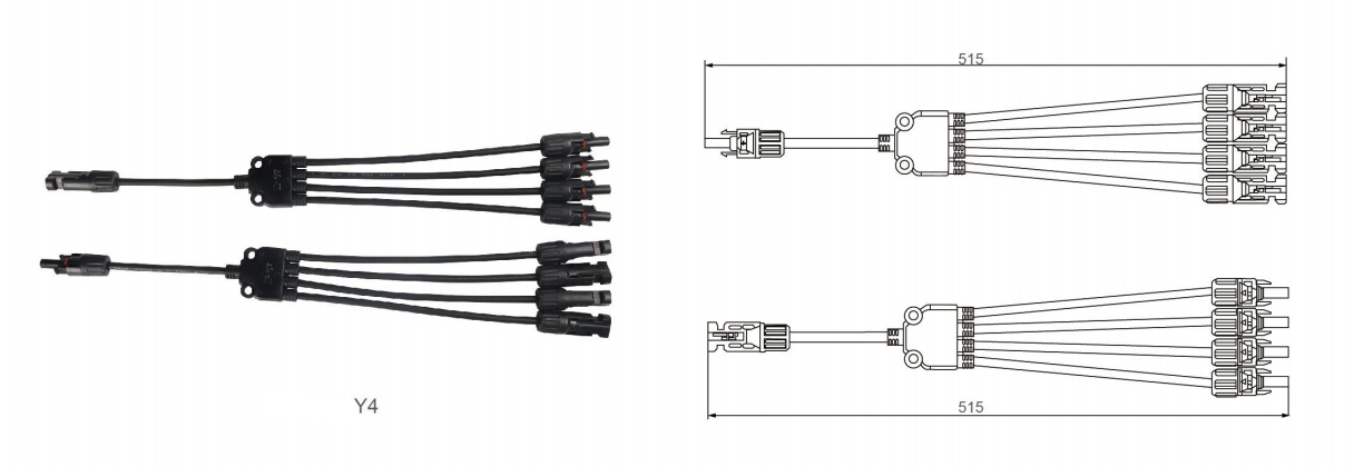 DC Cable Connector for MC4 Style Systems