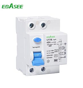 VT7R 2P Residual Current Circuit Breaker type B RCCB RCD ELCB