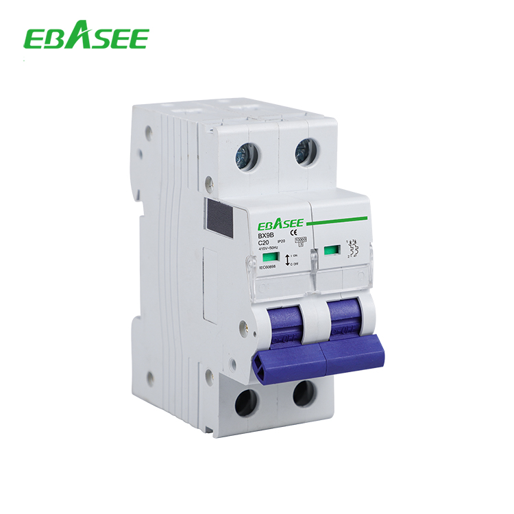 EBASEE BX9B 2P Miniature Circuit Breaker 10kA