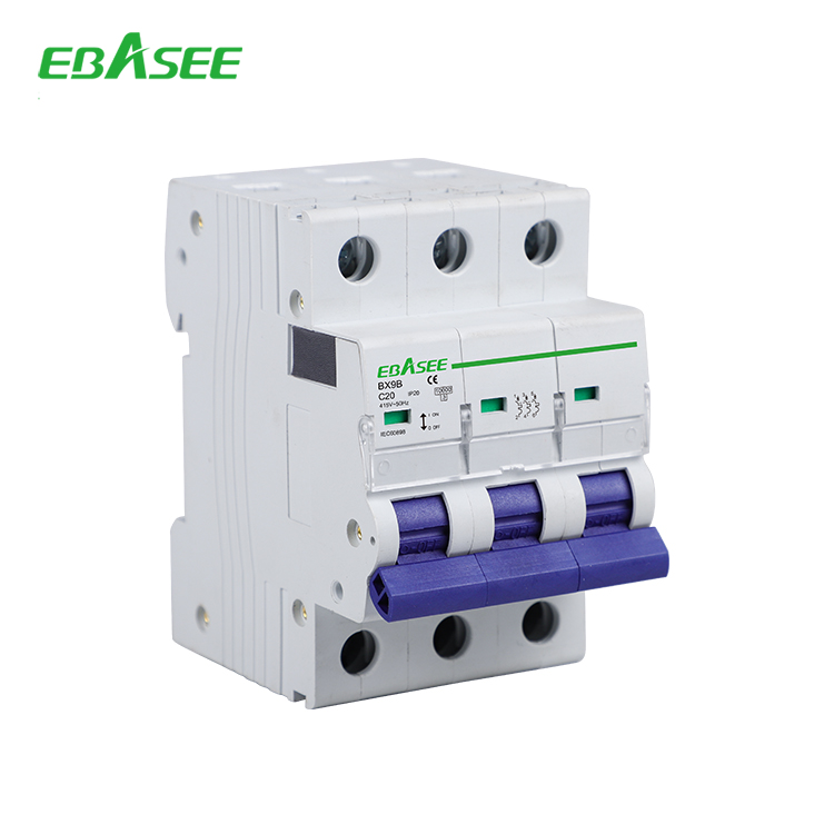 EBASEE BX9B 3P Miniature Circuit Breaker 10kA