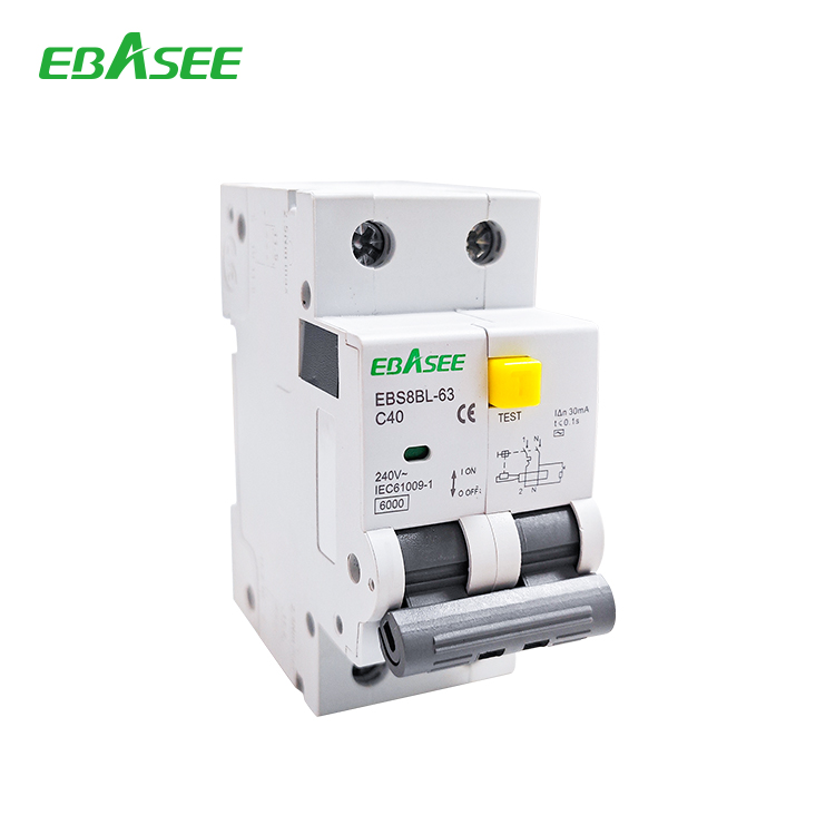 EBS8BL-63 Residual Current Circuit Breaker with Over Current Protection