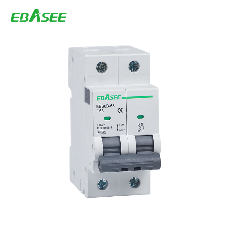 EBS8B 2P MCB Miniature Circuit Breaker