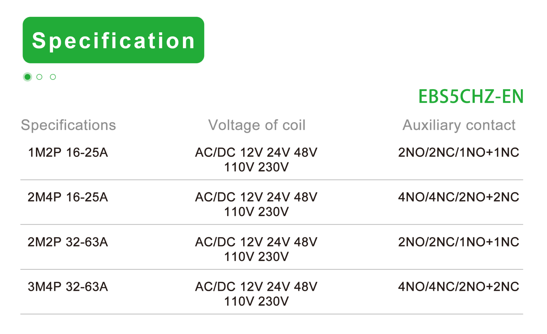 EBS5CHZ-EN application