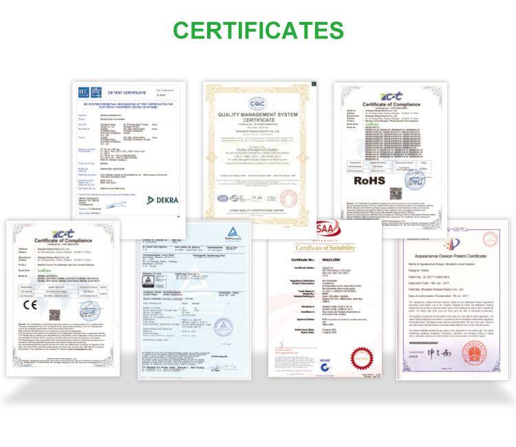 Certificates