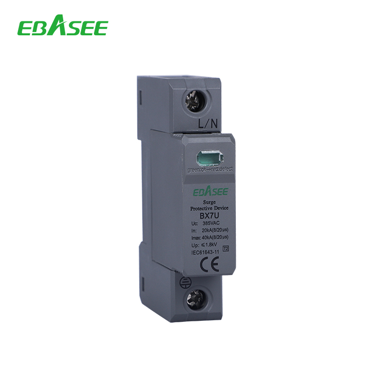 EBASEE BX7U Black 1P Surge Protector