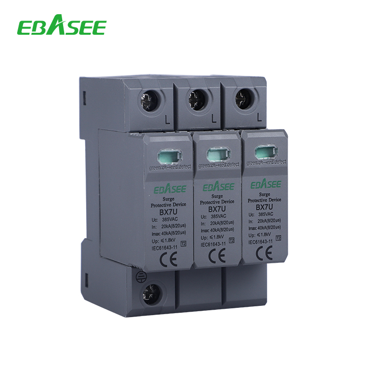 EBASEE BX7U Black 3P Surge Protector