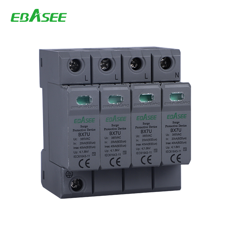 EBASEE BX7U Black 4P Surge Protector