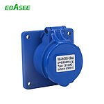 SN-3131 16A IP44 2P+E Flanged socket straight