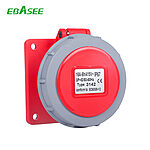 SN-3142 16A IP67 3P+E Flanged socket straight