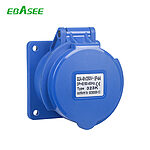 SN-3231 32A IP44 2P+E Flanged socket straight