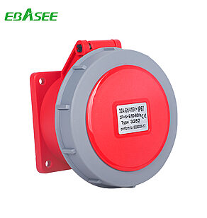 SN-3252 32A IP67 3P+E+N Flanged socket straight