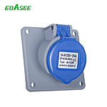 SN-4131 16A IP44 2P+E Flanged socket slopingg