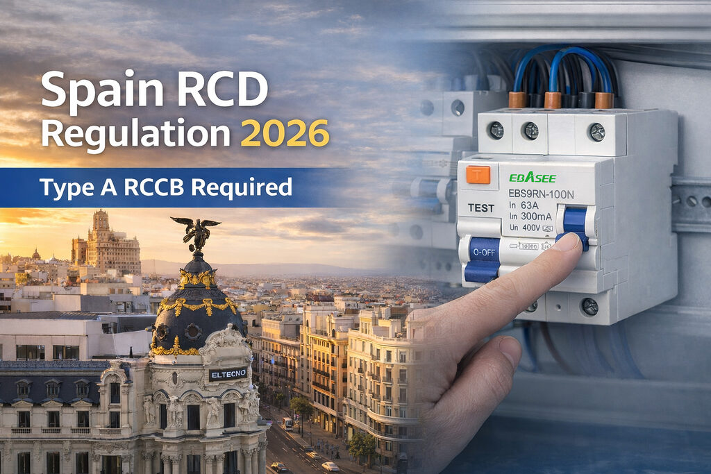 Spain RCD Regulation 2026 Type A RCCB Required