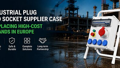Real-world application scenarios of industrial plugs and sockets in European factoriesconstruction sites