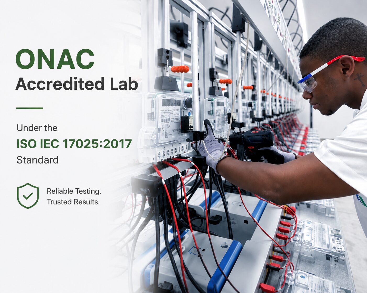 ONAC accredited lab under the ISO IEC 17025 2017 standard