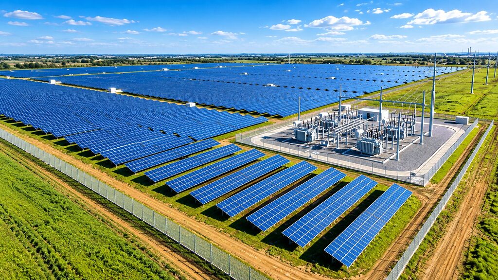 Understanding the electrical infrastructure behind utility-scale solar power generation