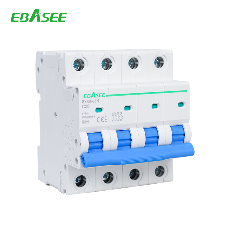 BX8B-63N 4P MCB Miniature Circuit Breaker