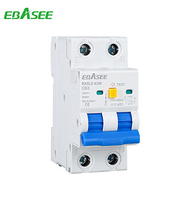 BX8LE-63 RCBO Residual Current Circuit Breaker with Over Current Protection