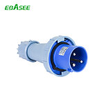 IP67 63A 2P+E 250V Industrial Plug