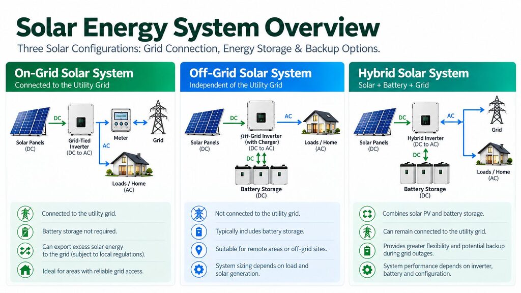 Three Solar Configurations